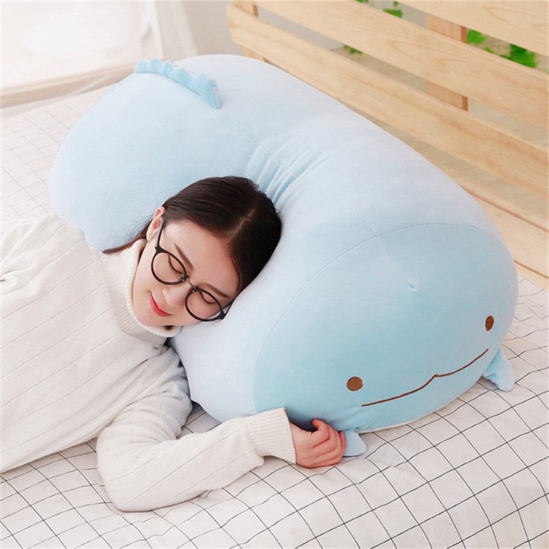 60/90cm Giant Corner Bio Pillow Japanese Animation Sumikko Gurashi Plush Toy Stuffed Soft Cartoon Kids Girls Valentine Gifts