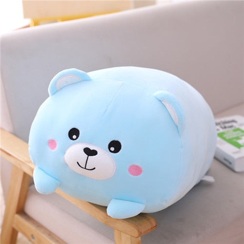 9 Styles Animal Sweet Dinosaur Pig Cat Bear Plush Toy Soft Cartoon Panda Hamster Elephant Deer Stuffed Doll Baby Pillow Gift