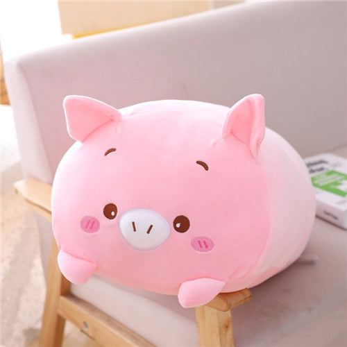 9 Styles Animal Sweet Dinosaur Pig Cat Bear Plush Toy Soft Cartoon Panda Hamster Elephant Deer Stuffed Doll Baby Pillow Gift